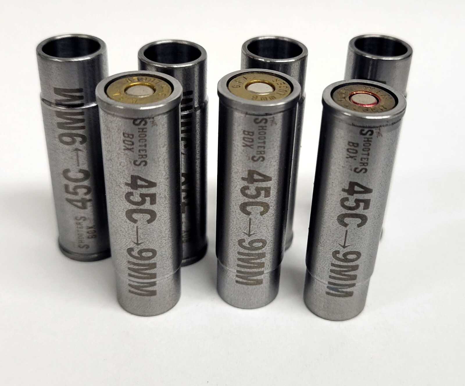 45 COLT/454 CASULL/460S&W to 9MM - Chamber Reducer/Adapter - Set of 7 USA MADE