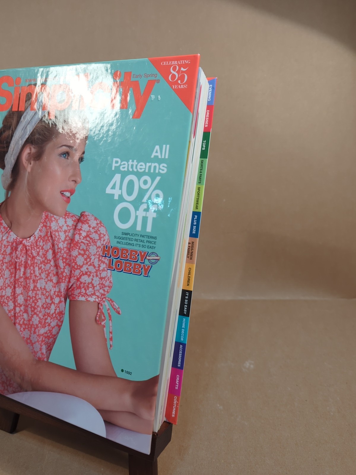 Early Spring 2012 Simplicity Counter Sewing Patterns Catalog Hobby Lobby