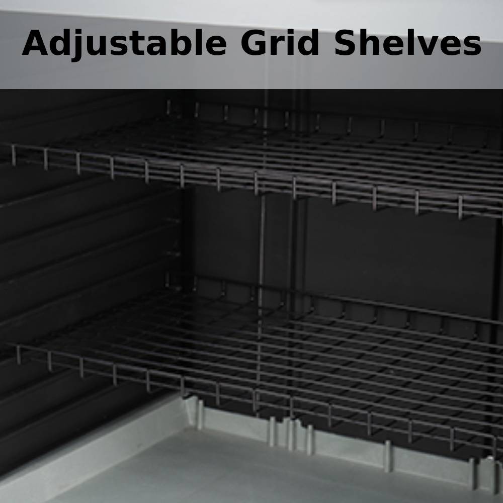 Commercial Traditional Cleaning Janitorial Room Service Housekeeping Cart Gray