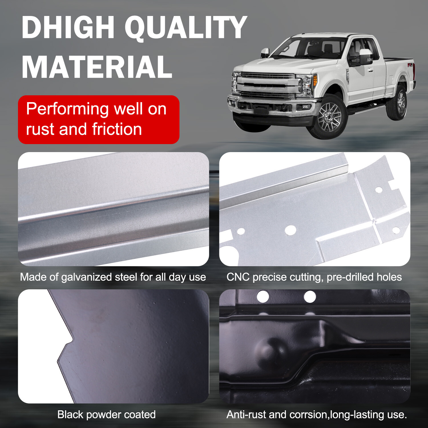Extended Cab Inner & outer Rocker Panels & Cab Corners For 99-17 Ford Super Duty