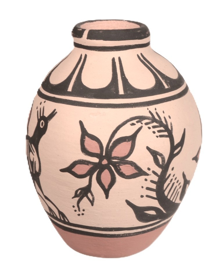 Santo Domingo Pueblo Pottery By Thomas Tenorio Late 20th Century Size 2.625" H