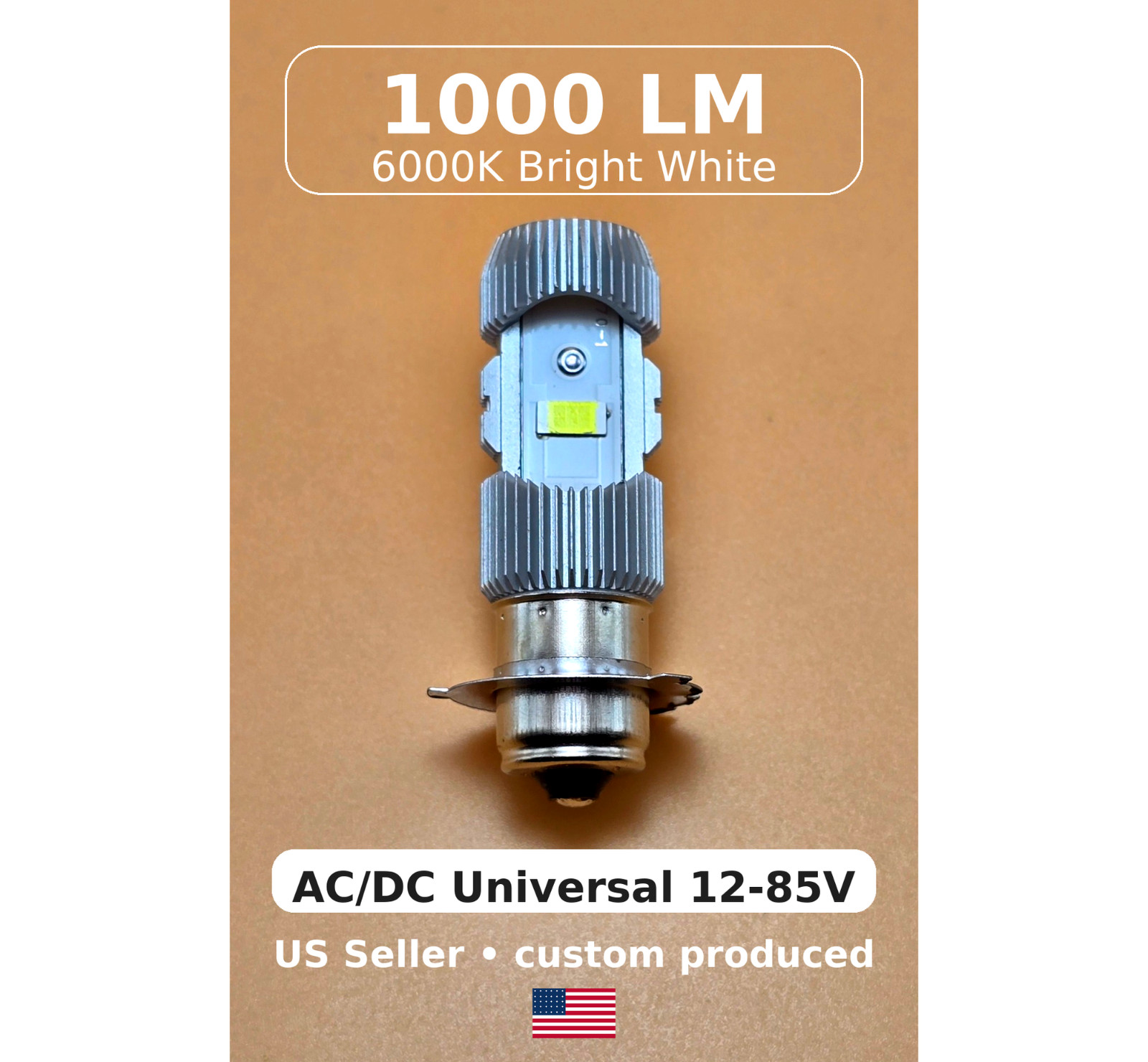 🌟Super AC/DC LED Headlight Bulb Arctic Cat Kitty Cat Z120 ZR F120 0609-004 12V