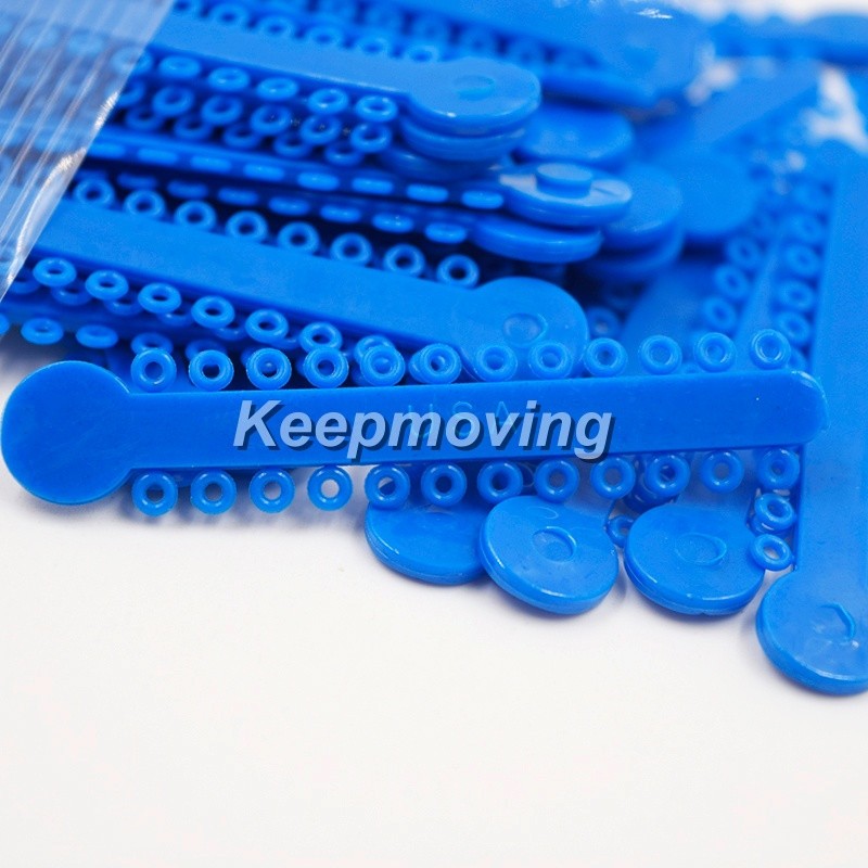 1040 Pcs/Pack Dental Orthodontic Ligature Ties Elastic Rubber Bands 44 Colors