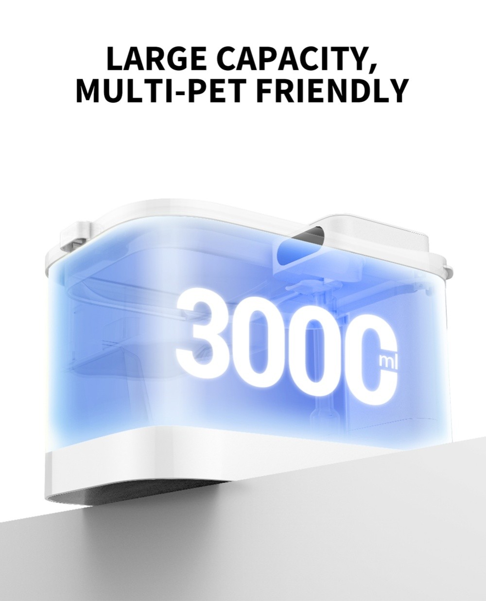 PETKIT EVERSWEET MAX CordlessCat Water Fountain,105 oz/3L Pet WaterFountain