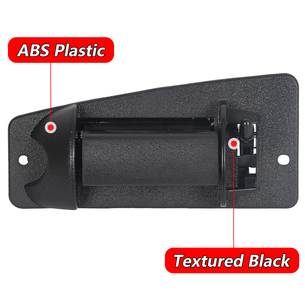 Pair Rear Outside Door Handle for 99-07 Chevy Silverado GMC Sierra Extended Cab