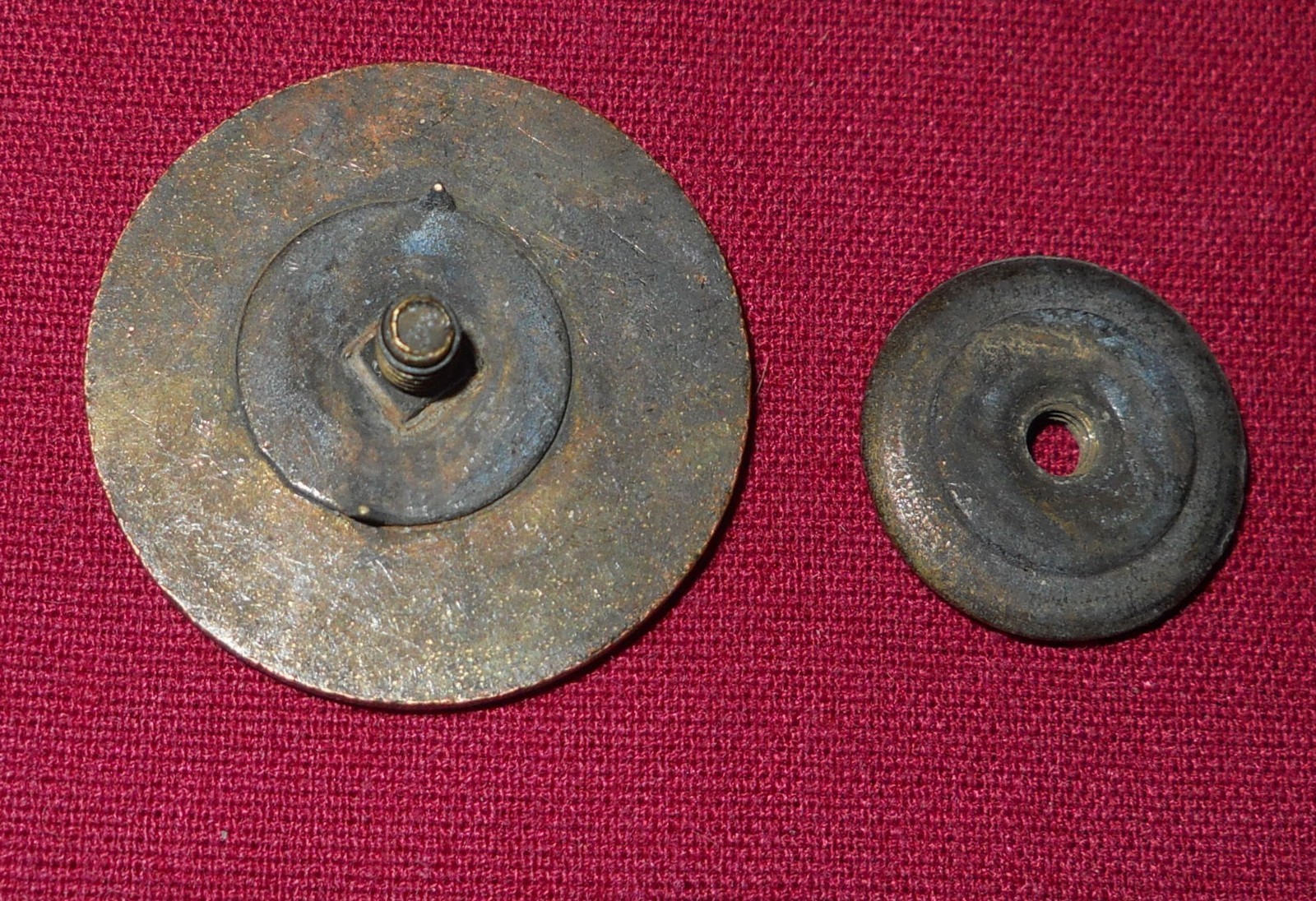 WW1 US Army Artillery Enlisted Collar Disk World War 1 Original Screwback