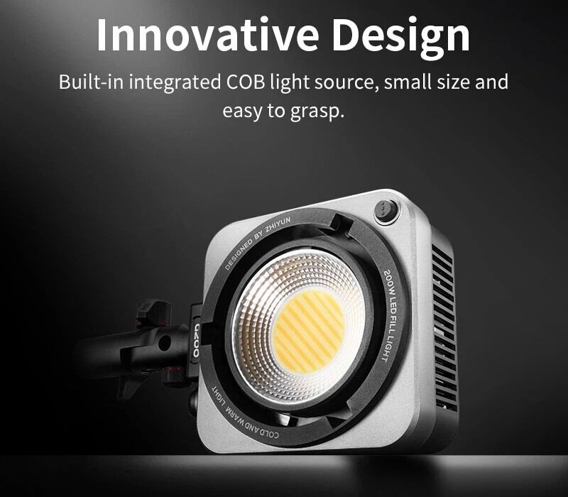 ZHIYUN Light Molus G200 300W LED Video Light Bowens Mount Photography Lighting