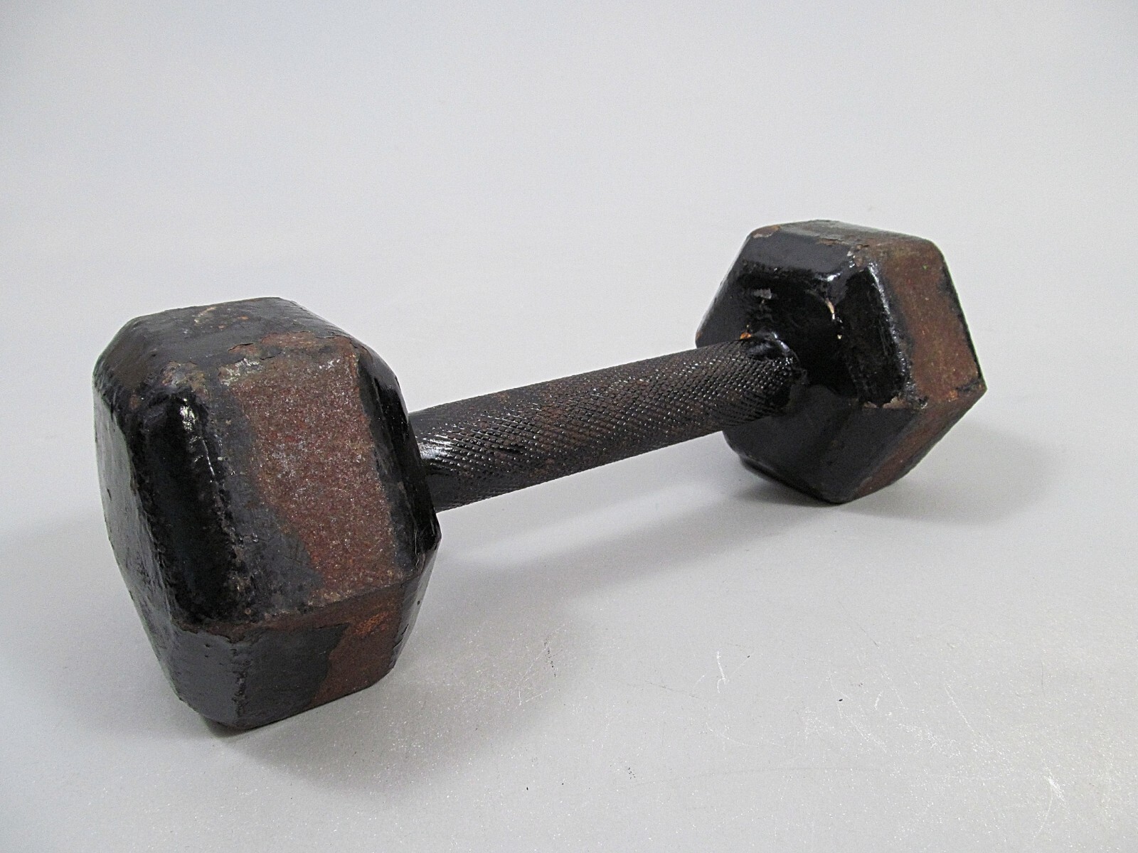 Vintage York 10 lb Cast Iron Hex Dumbbell