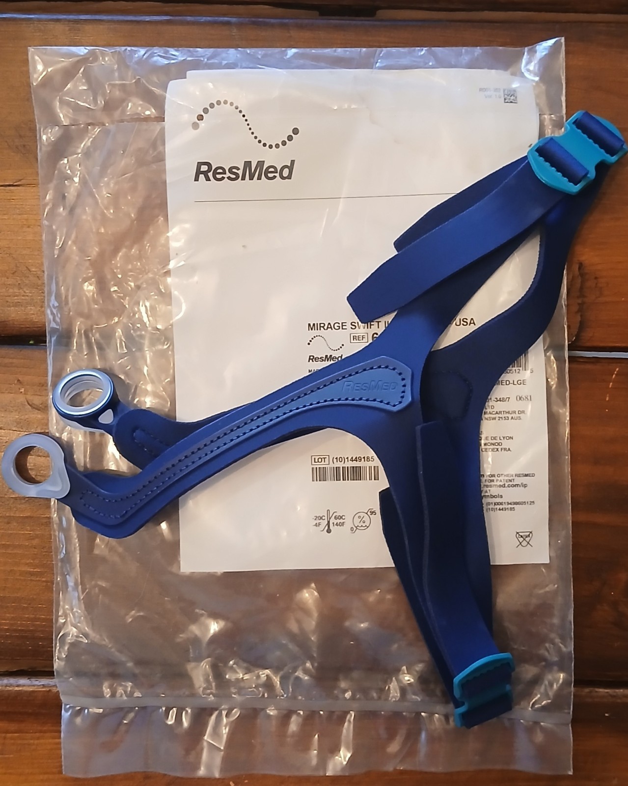 RESMED PART for MIRAGE SWIFT II HEADGEAR ONLY (NEW) FREE SHIPPING