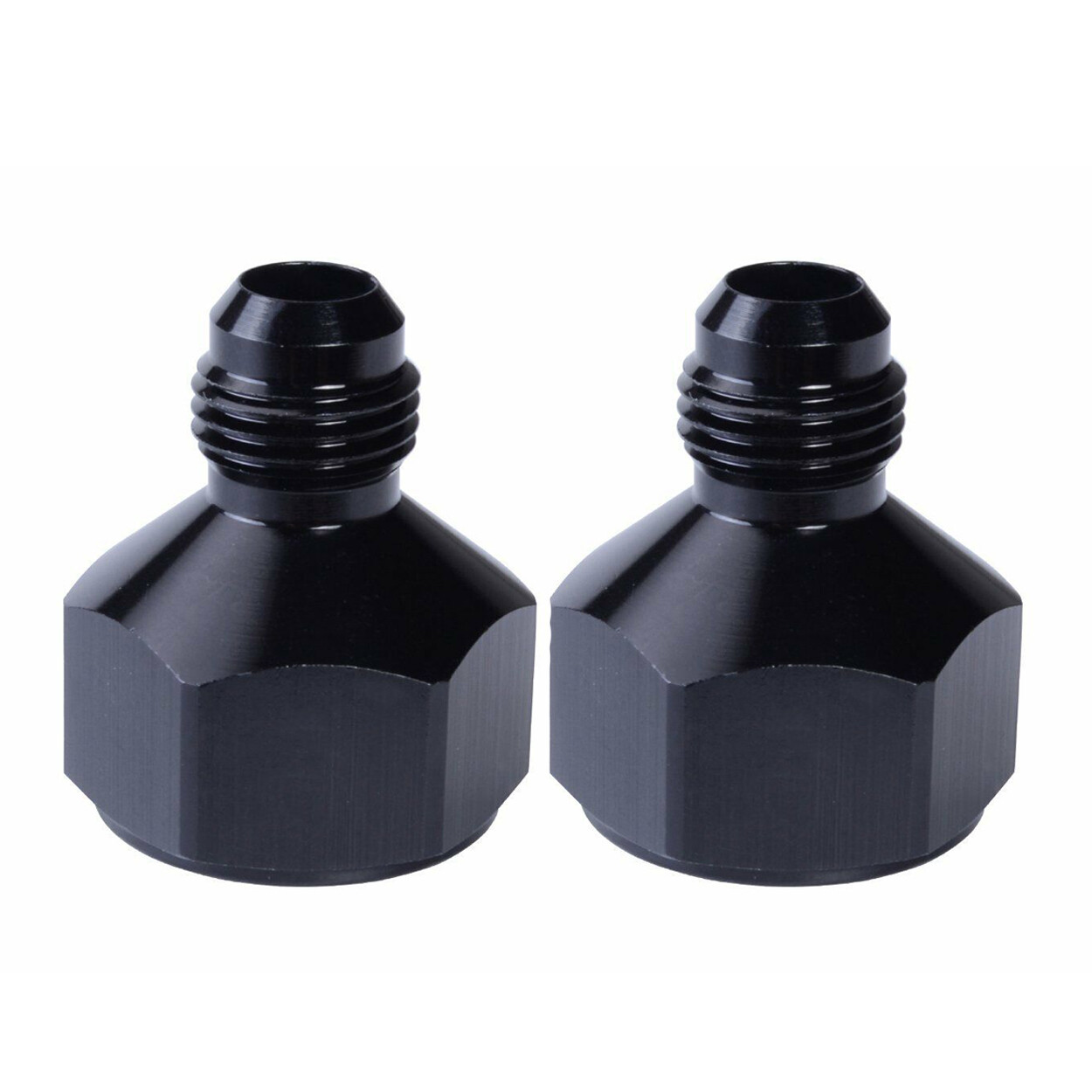 2Pcs 10AN Female to 6AN Male Flare Reducer Fitting Fuel Cell Bulkhead Adapter