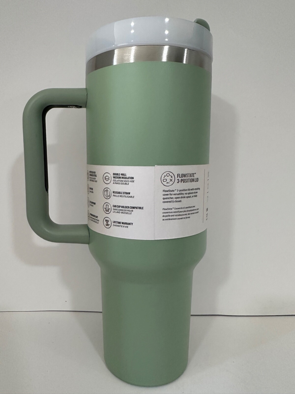 Stanley 40oz Quencher H2.0 FlowState Tumbler Hot or Cold - New Green Color