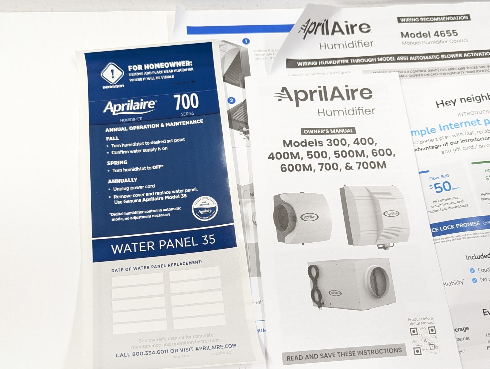 AprilAire 700M Whole-House Humidifier Manual Fan Powered Untested Unsure If Work