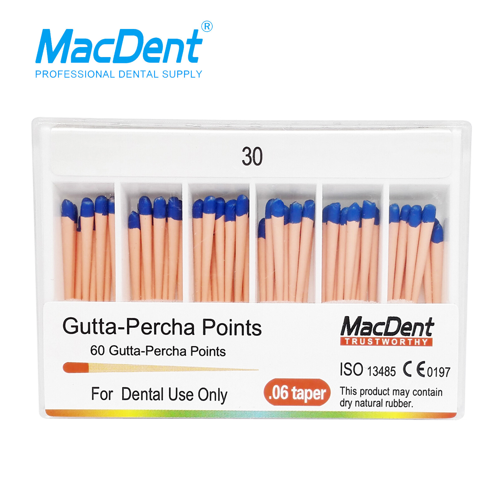 MacDent Dental Endodontic Gutta Percha Point & Absorbent Paper Obturation Points