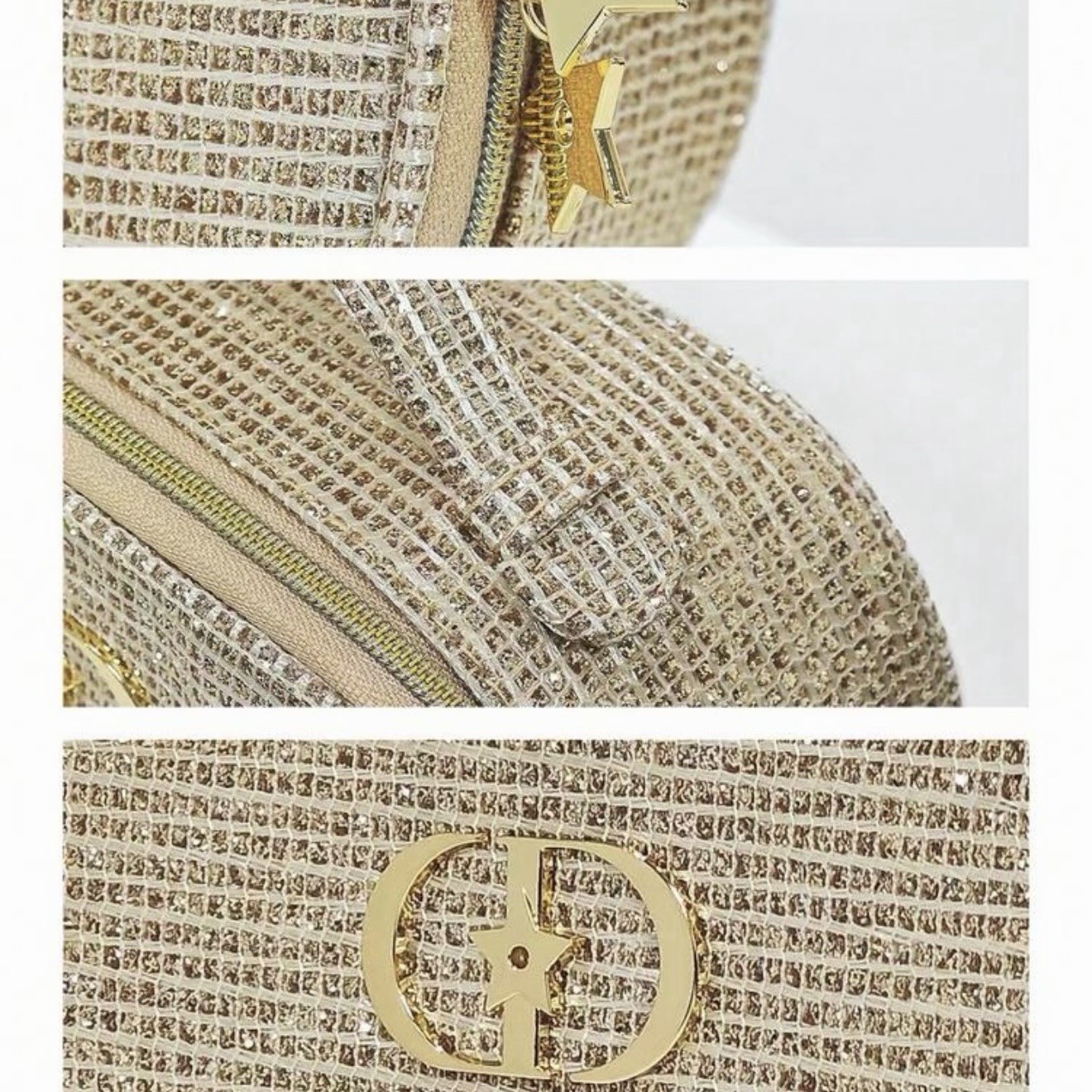 DIOR BEAUTY Gold Vanity Case Makeup Holiday 2025 Limited Edition Novelty GWP NIB