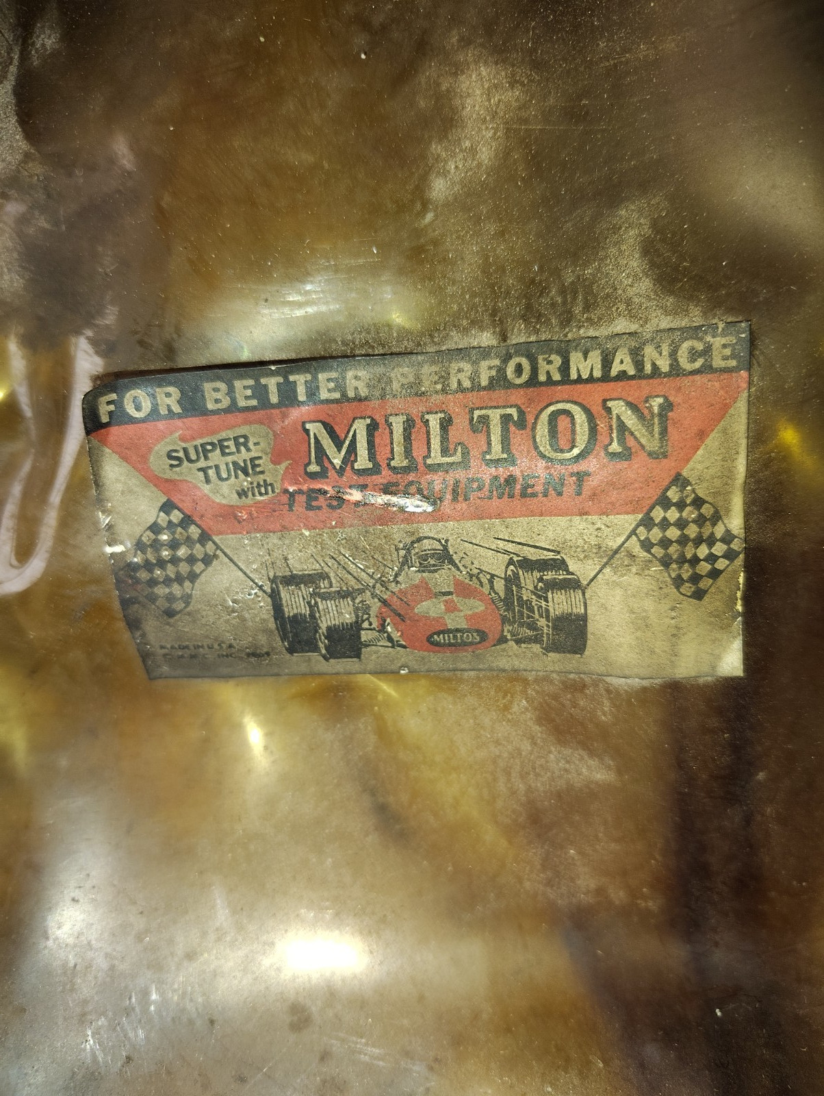 DWELL TACH METER MILTON VINTAGE TOOL UNTESTED