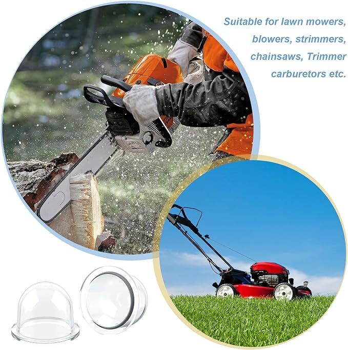 20XClear Fuel Pump Bulbs for Small Engine Weed Eater Chainsaw Blower Replacement