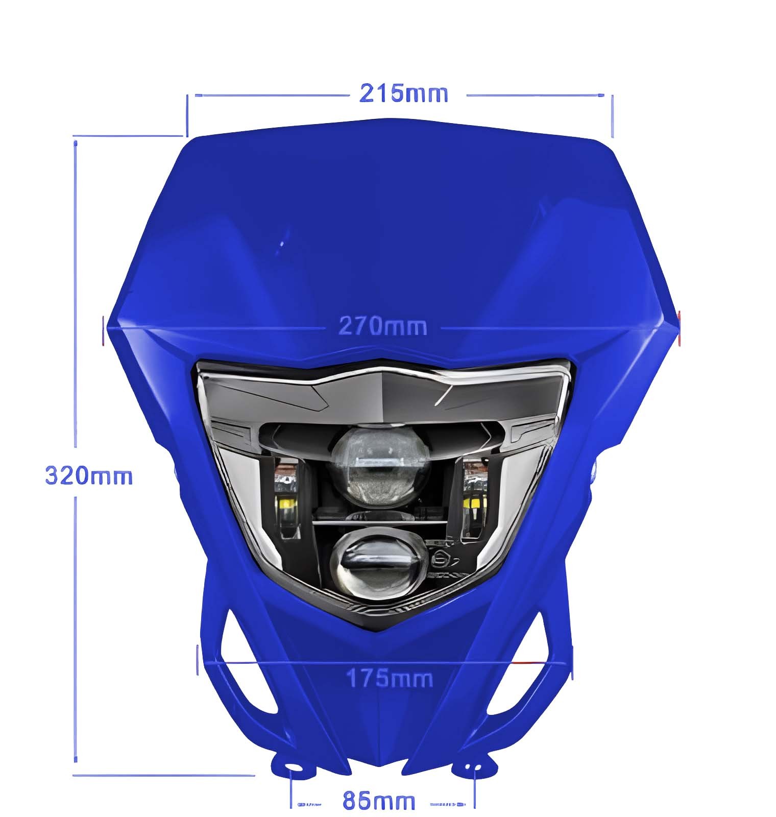 LED Headlight + Switch for Yamaha TTR 110 125 200 230 250 YZ 85 125 250 490 450