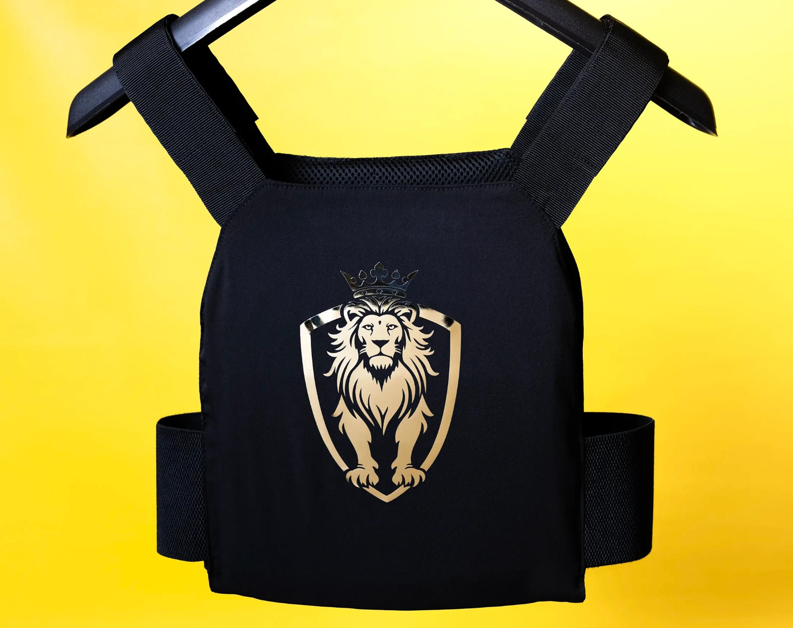 Concealable Bulletproof Vest with Two 10"x12" Multi-Curve Armor Plates Level 3A+