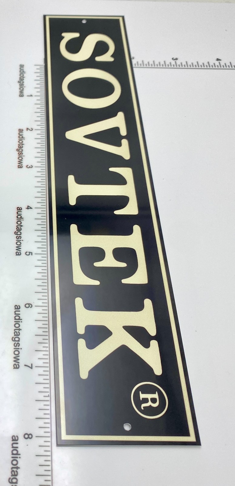 SOVTEK - Custom Sign Plate Aluminum