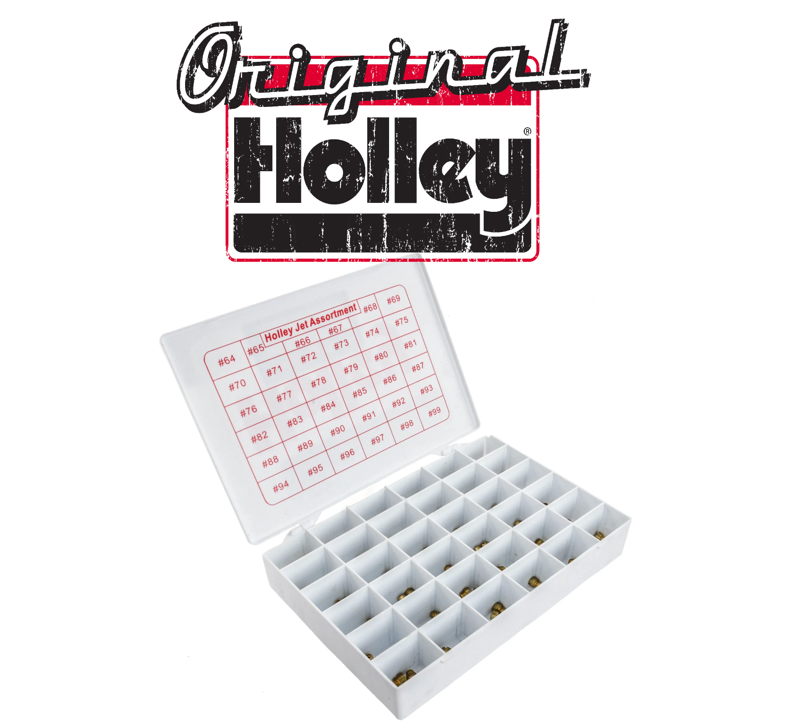 Holley 36-181 4150 4160 4500 Brass Carburetor Carb Jets Kit 2 Each Sizes 64-99