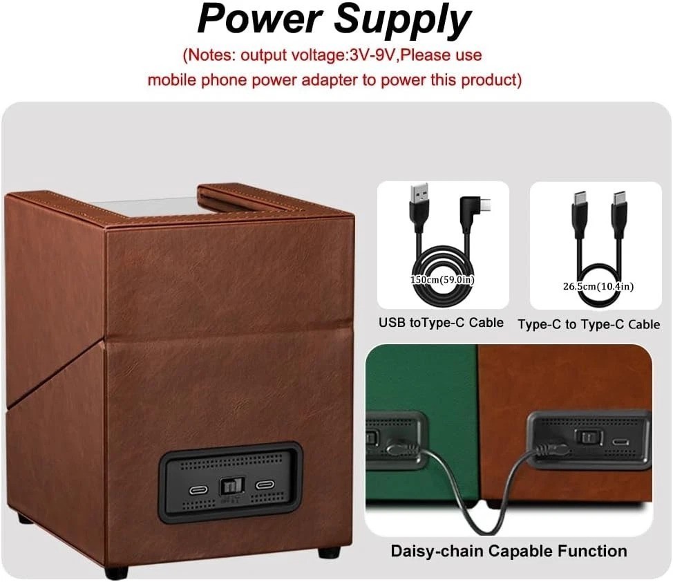 Automatic Watch Winder for 2 Watches