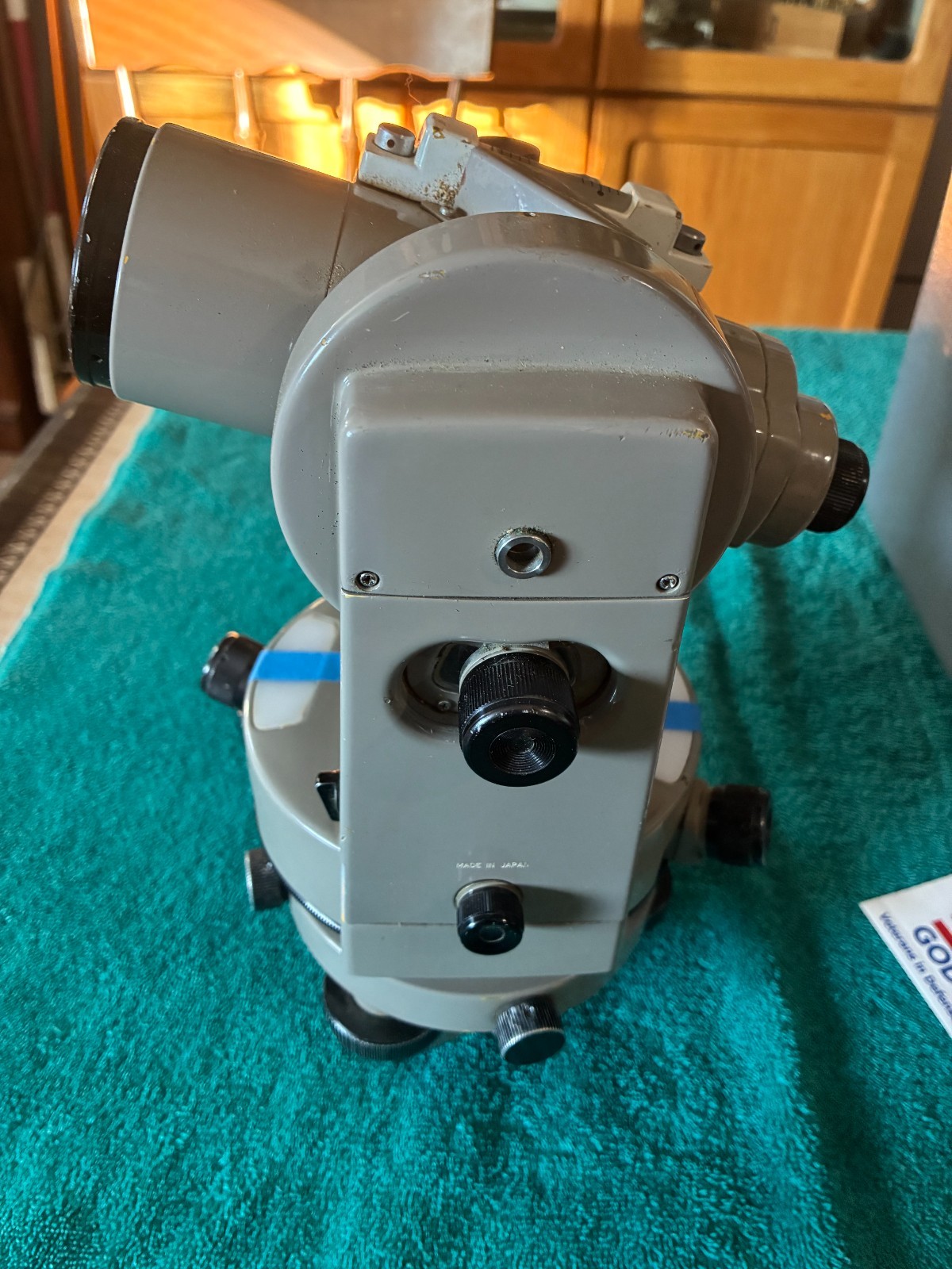 Dietzen optical Theodolite 25x... Model 6170 Sn 259839 with metal case