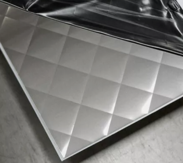 48X120 Diamond Stainless Steel Quilted Wall Back Splash Restaurant Food Truck