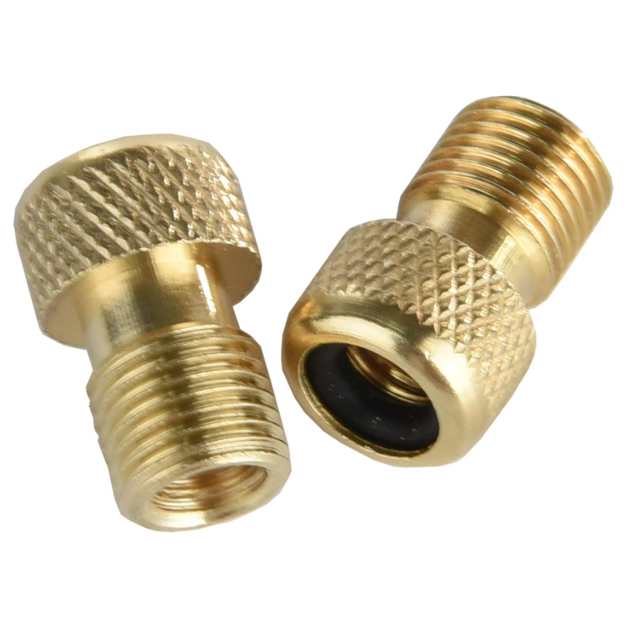 Slime Bicycle Tire Valve Adapter Presta to Schrader (Standard 2 Pc) Free Ship