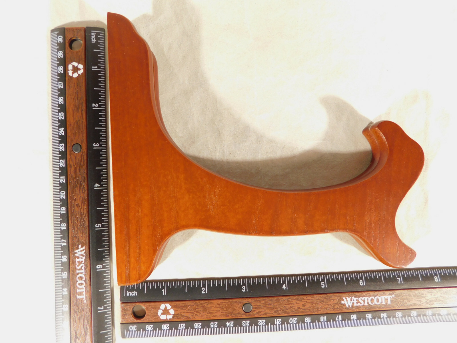 BOWL Display Stand Folding Solid WOOD Large Size