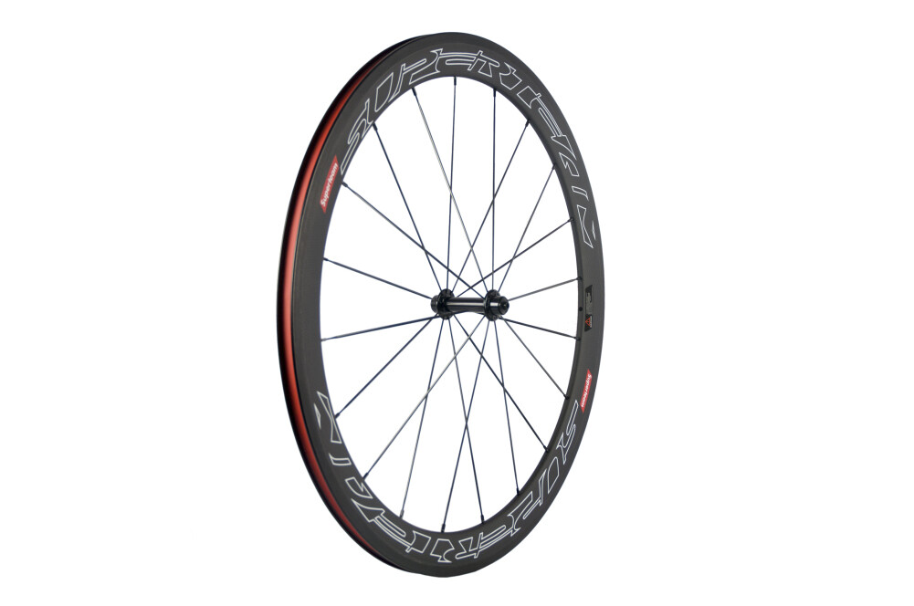 Superteam Carbon Wheels 50mm 23mm Clincher Road Bike Carbon Wheelset 3K Basalt