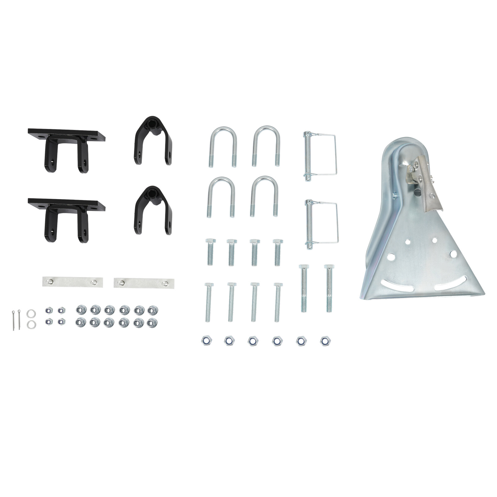 Adjustable Tow Bar 5500lbs w/Safety Chain 24" to 41" Wide For Camper RV Trailer