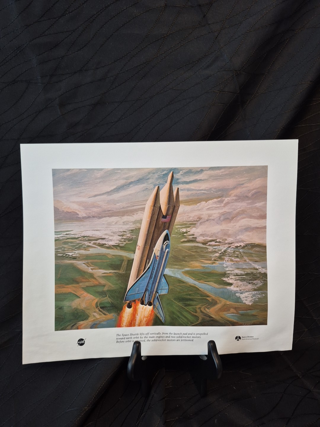 Rare - The "Space Shuttle Saga" Lithograph Set Of 6, 11x14