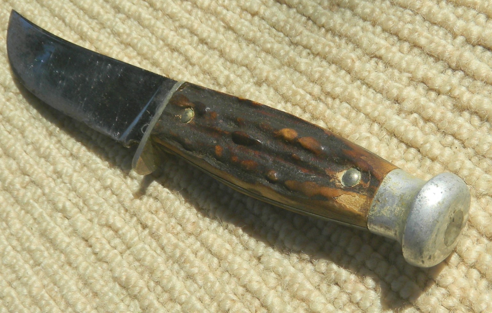 Case Fixed Blade Hunting ,Trapping , Hiking, Camping Knife with Sheath Vintage