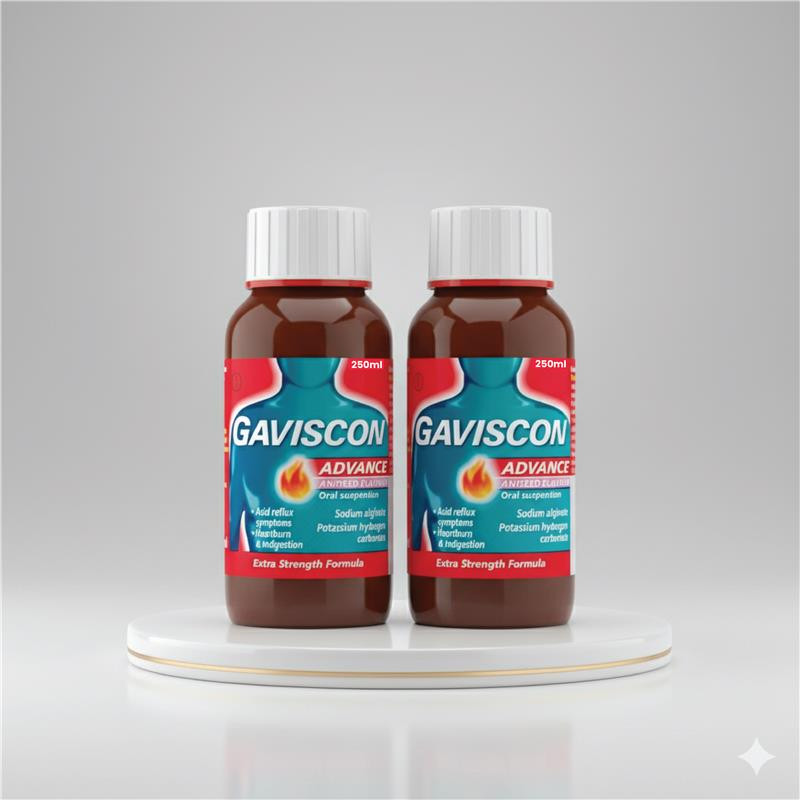 2 PACK OF GavI$con Advance Aniseed (250ML) - FREE DELIVERY - EXP - (02/2027)