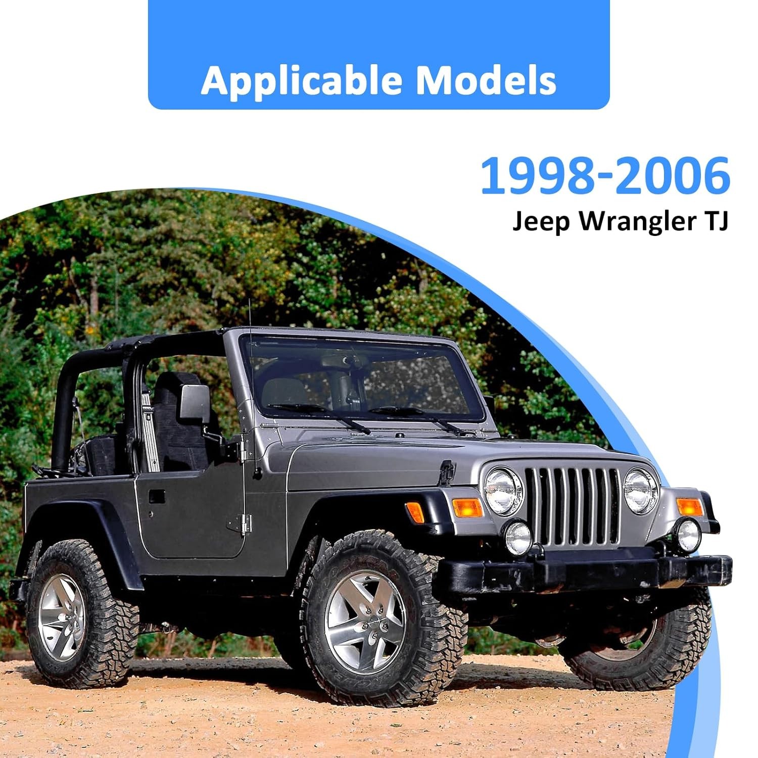 Trailer Wiring Harness 4-Pin Plug & Play Compatible with Jeep Wrangler TJ 1998-2