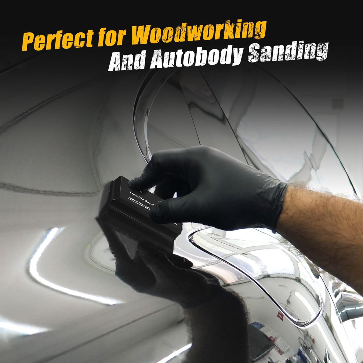 7Pcs Sanding Block Kit Flexible EVA Foam Wet or Dry for Automotive or Woodwork