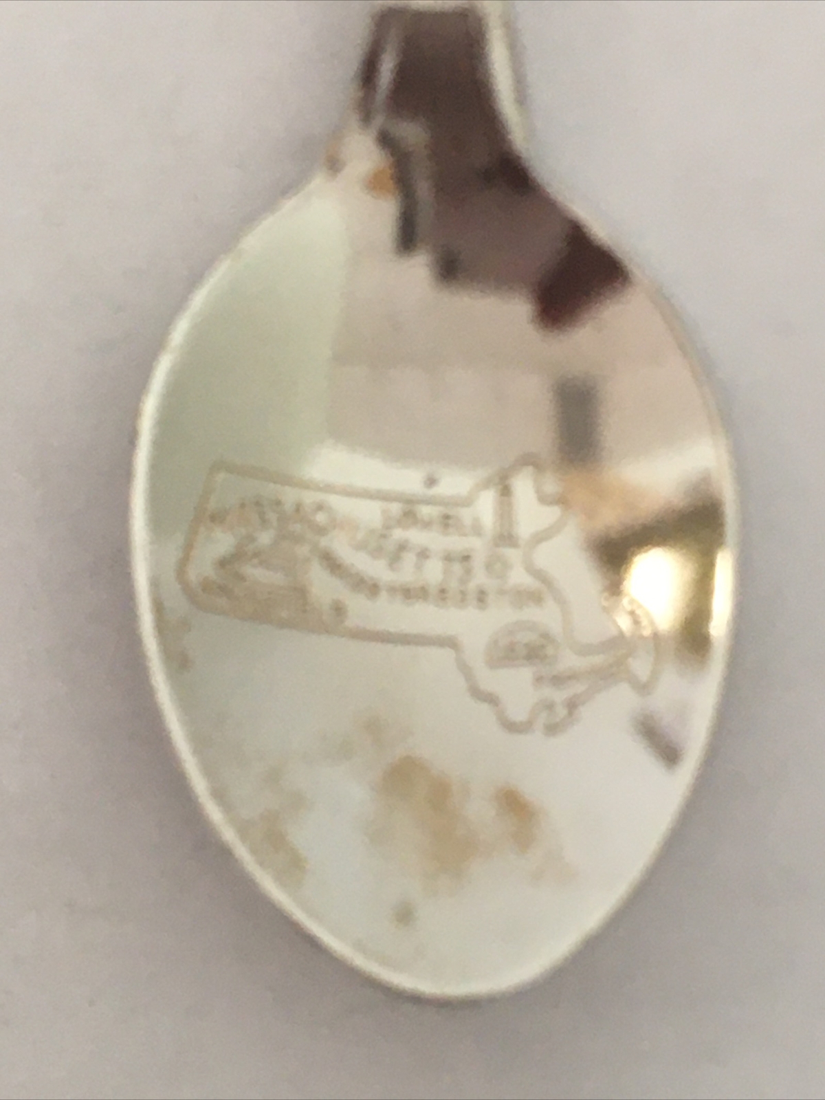 Vintage Souvenir Spoon US Collectible Plymouth Massachusetts