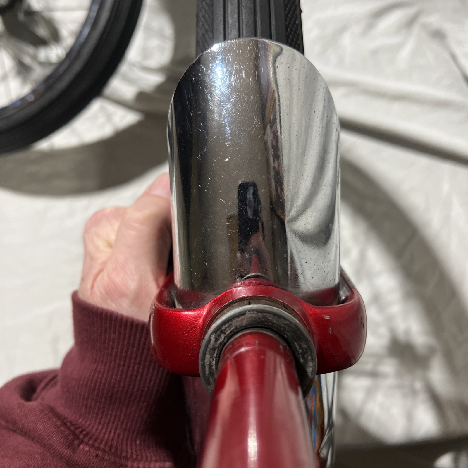 **** Vintage Red Schwinn Tires Rims Fenders NICE Stingray PIXIE 16” Wheels ****