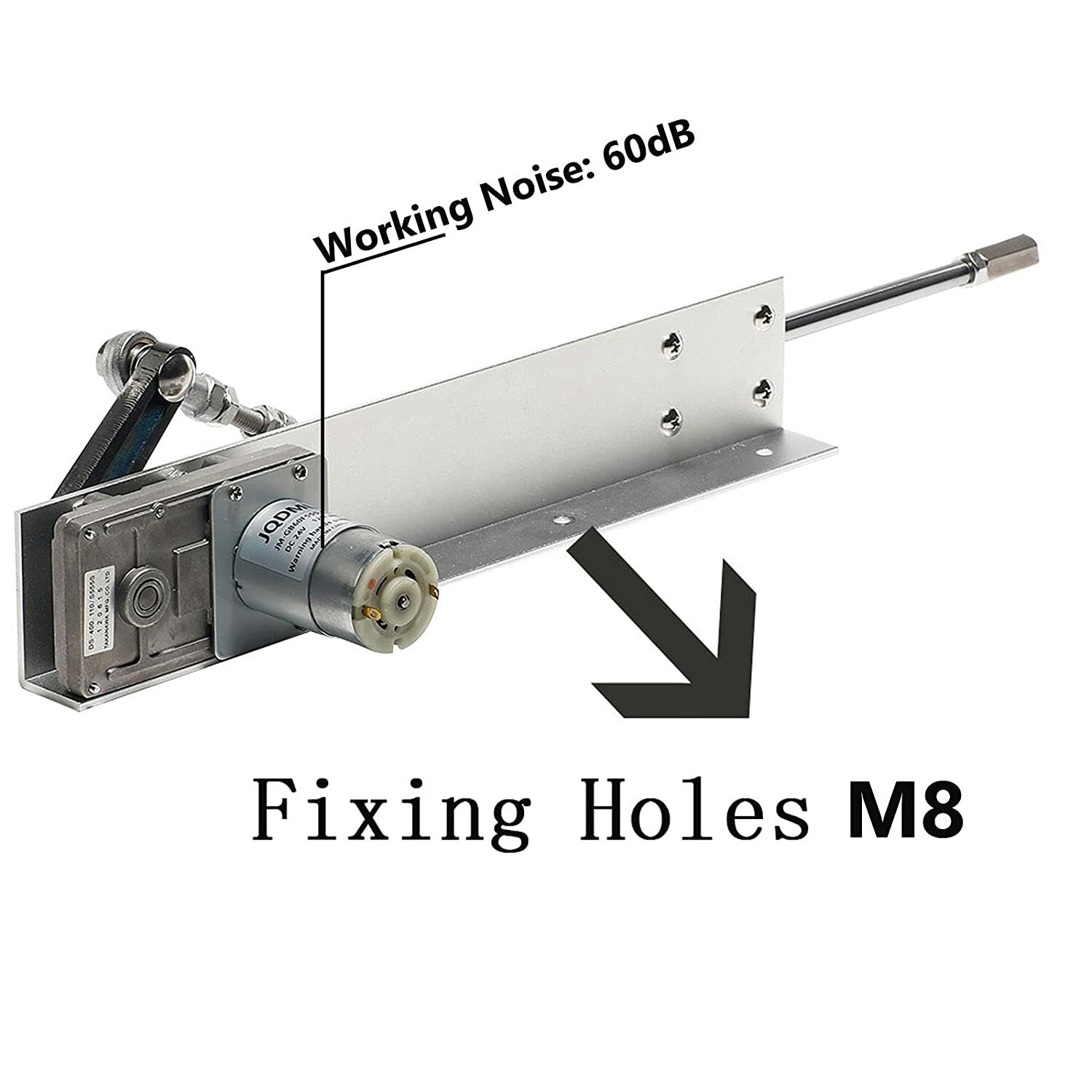 Electric Reciprocating Linear Actuator Motor 24V 120RPM 150mm 6 inch Stroke Fast