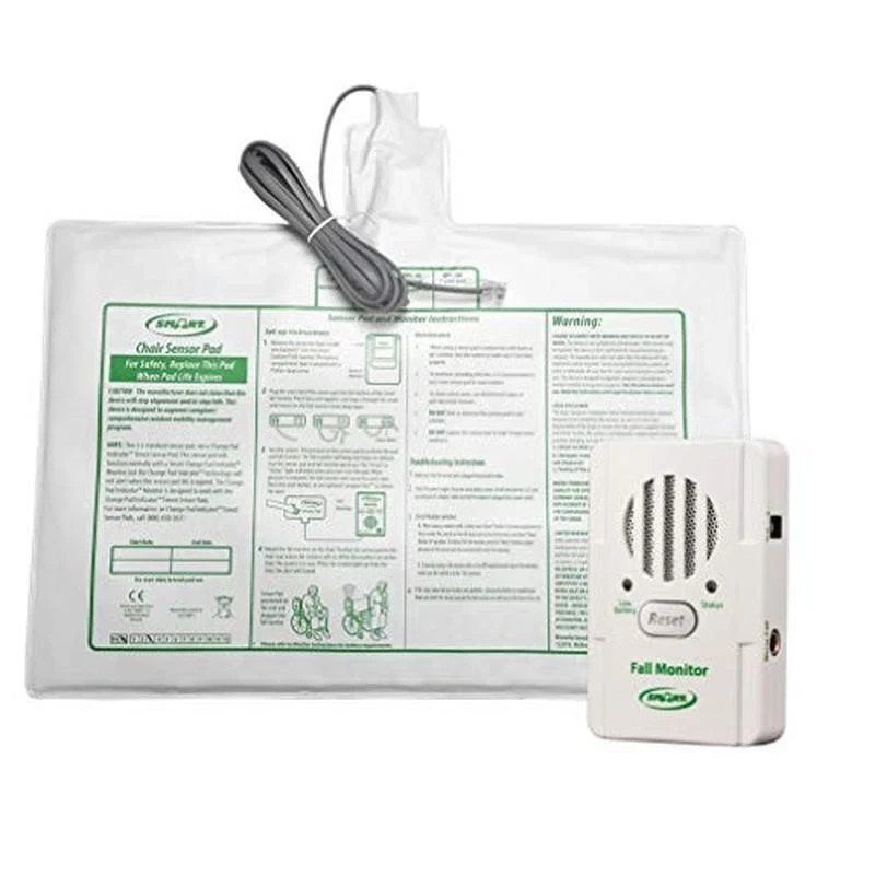 Smart Caregiver Alert Systems Fall Prevention Monitor Weight Sensing Chair Pad