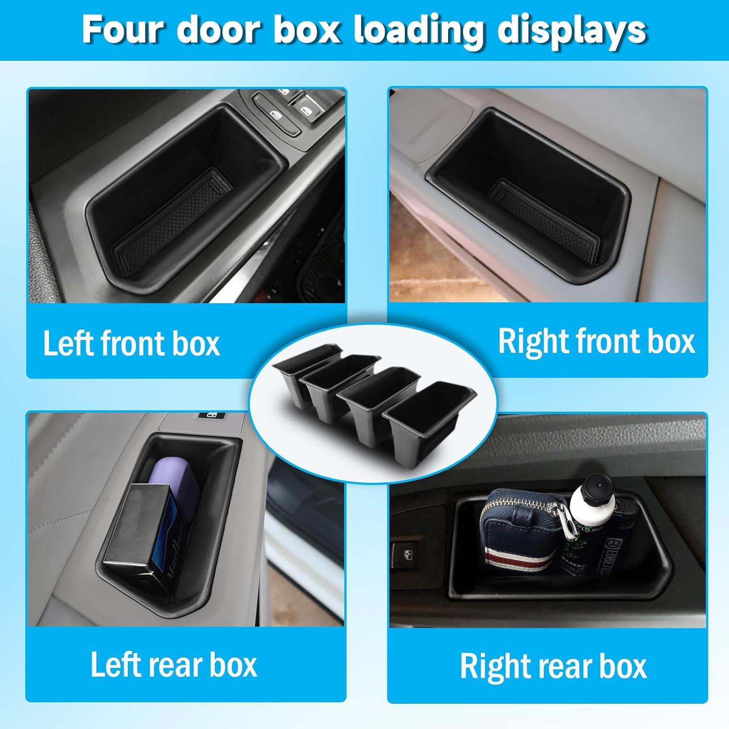 Atlas Door Side Storage Box Handle Container Compatible with 2018-2023 VW Atlas/