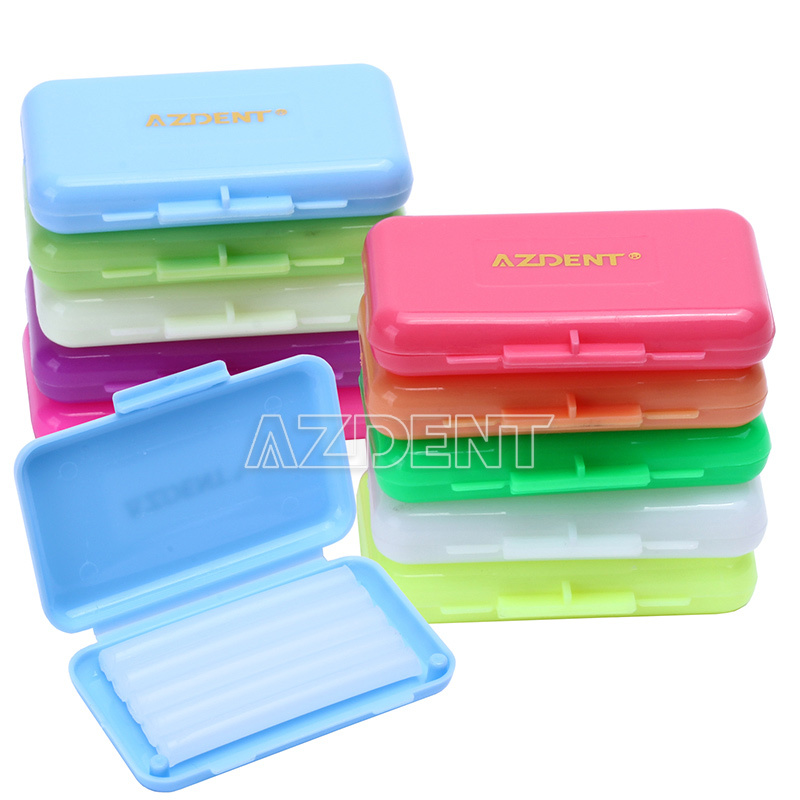 50X Dental Cajas Cera de Ortodoncia Azul-Menta Olor para Frenos Irritación de la