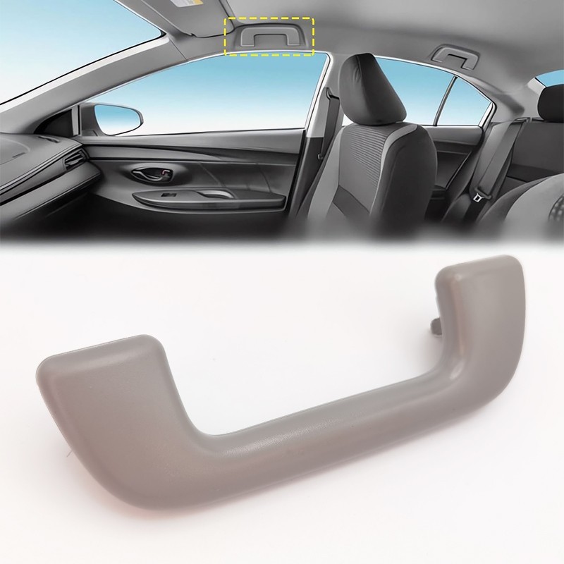 Front Interior Grab Roof Handle Light Gray fit Toyota Yaris Corolla Rav4 Prius