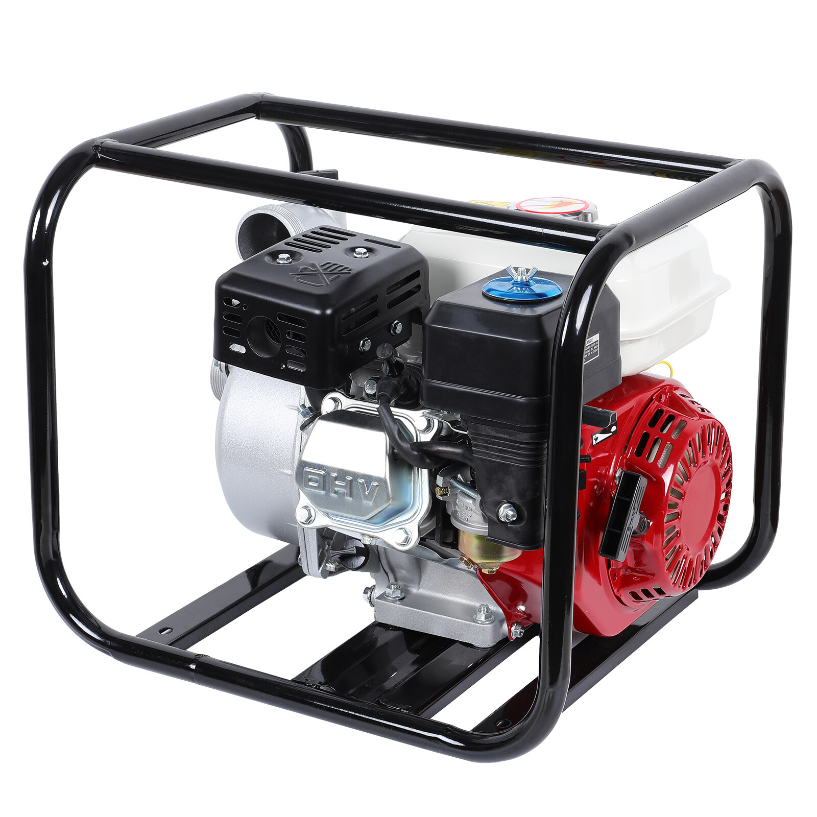 Gasoline Water Transfer Pump High-Pressure 158 GPM 6.5HP 4-Stroke Portable Pump