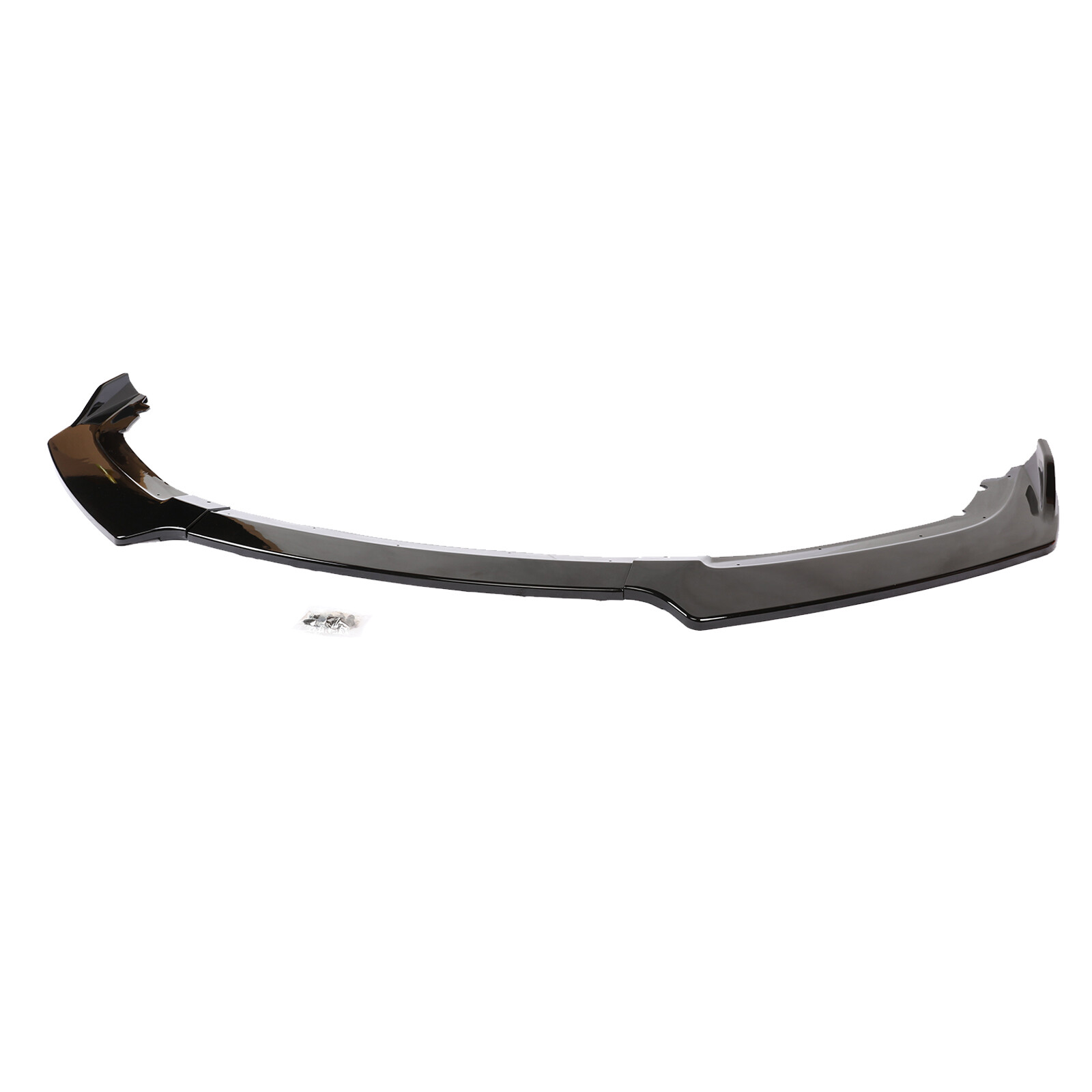 Glossy Black Front Bumper Splitter Spoiler Lip For 2016-2021 Honda Civic 3PCS