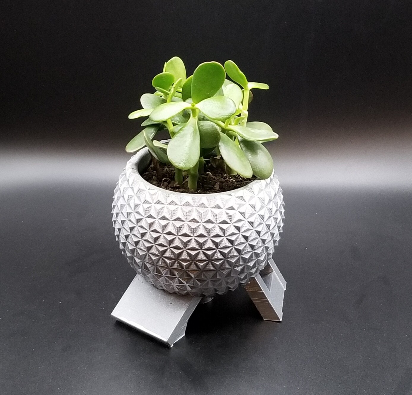 Disney World Epcot Spaceship Earth Inspired Planter - Garden Disney Decor Size C