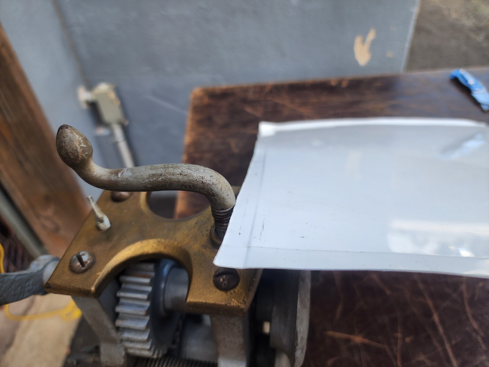 Roys & Wilcox Brass Top #6 turning Machine Sheet Metal Bead Roller Crimper Bead