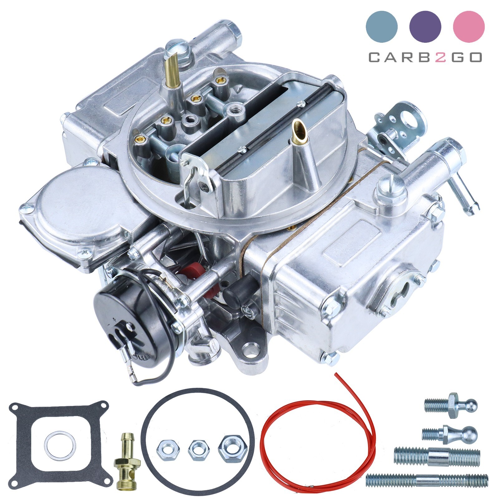 600-699CFM 4 Barrel Carburetor Repalce Holley 4160 Electric Choke 0-80457S