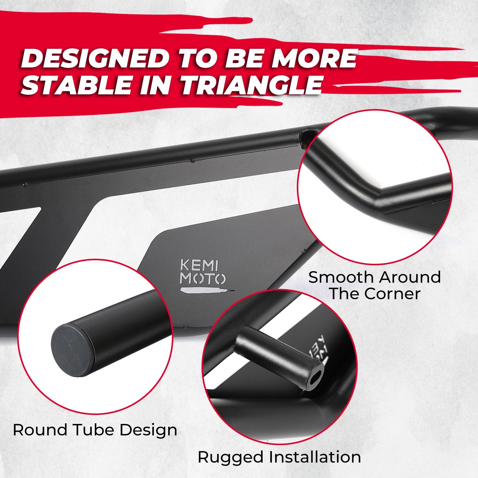 Nerf Bars Rock Sliders Black Heavy Duty for CFMOTO ZFORCE 950 1000 2020-2024