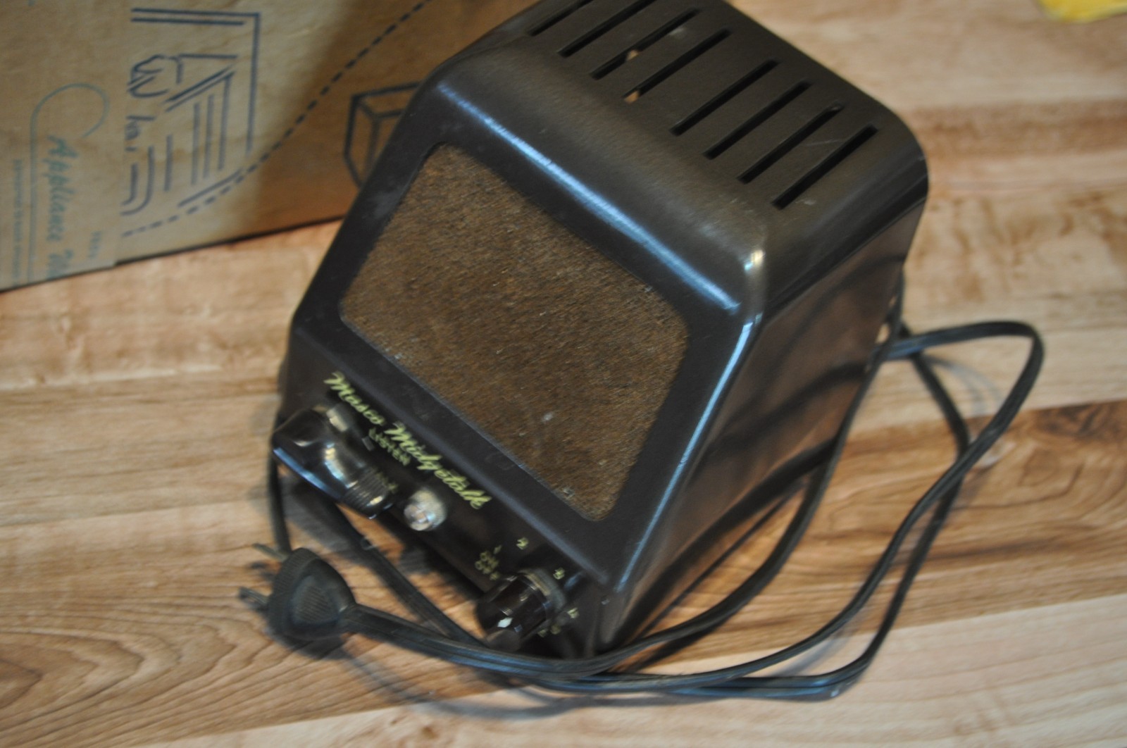 VINTAGE 1950's MASCO MTR Midgetalk WIRELESS VACUUM TUBE INTERCOM in BOX